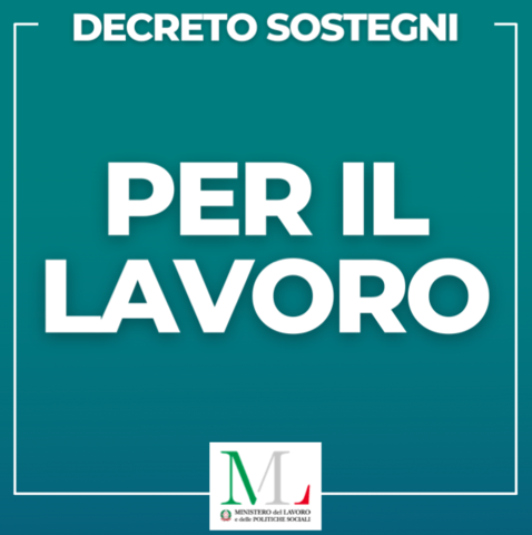 DL sostegni per il lavoro